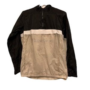 Champion- Hooded Quarter Zip Windbreaker
